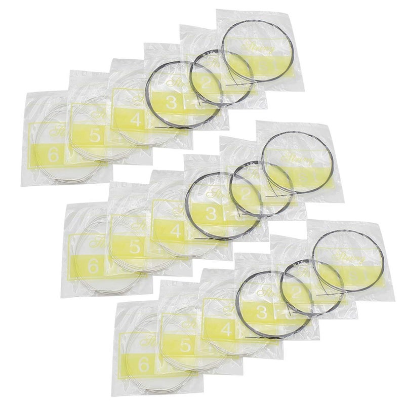 JYsun Classical Guitar Strings 3 full sets with Black Nylon for E-1st B-2nd G-3rd and Nylon Core Silver-Plated Copper Wound for D-4th A-5th E-6th - Image 4